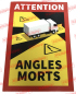 Preview: 132294 Aufkleber Attention Angles Morts